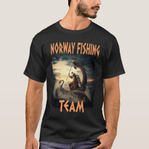 Norway Fishing Team Scandinavia Norge Souvenir Nor T-Shirt