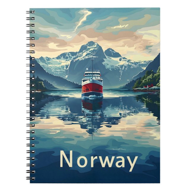 Norway Fjord Notebook (Front)