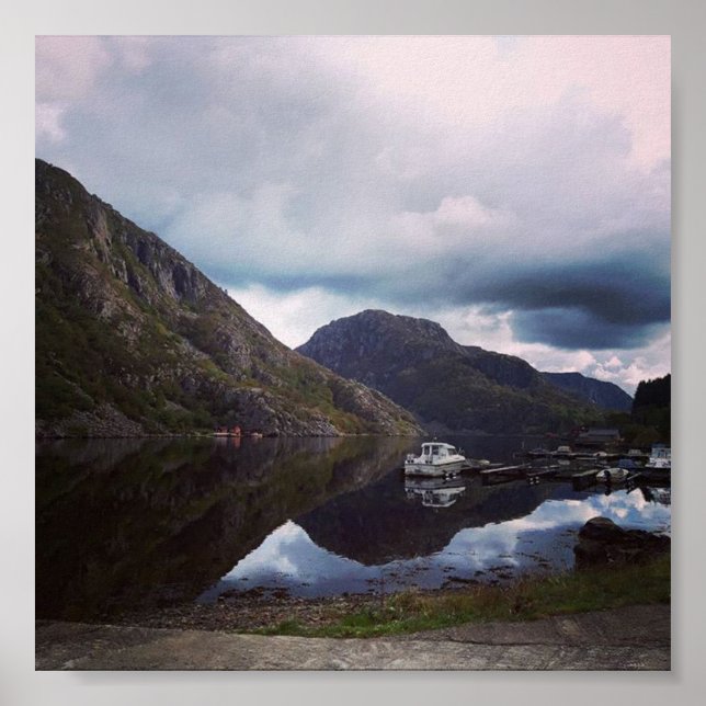 Norway Fjord Poster (Front)