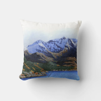 Norway fjords and mountains cushion