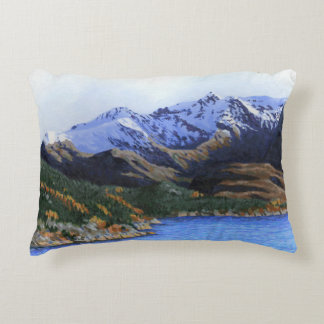 Norway fjords and mountains decorative cushion