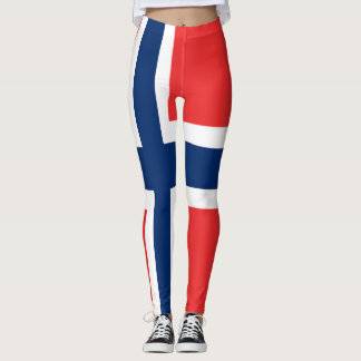 Norway flag all over design leggings