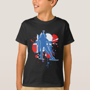 Norway Flag Biathlonist - Norwegian Biathlon T-Shirt
