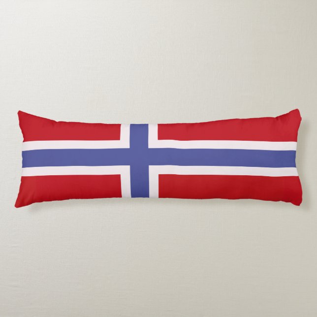Norway flag body cushion (Front)