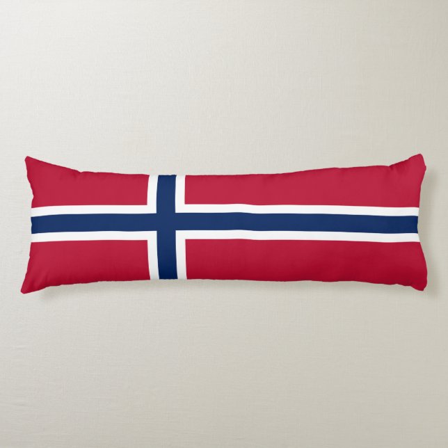 Norway Flag Body Cushion (Front)