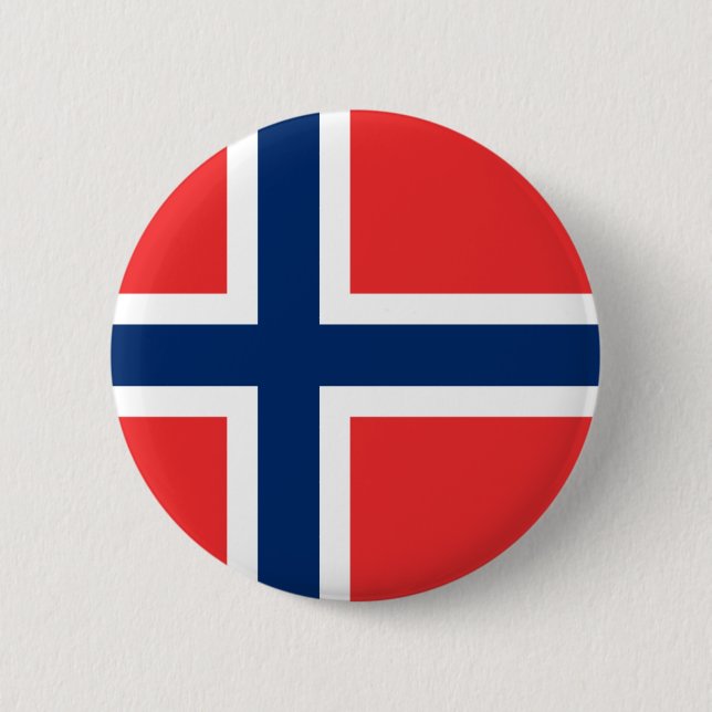 Norway Flag Button (Front)