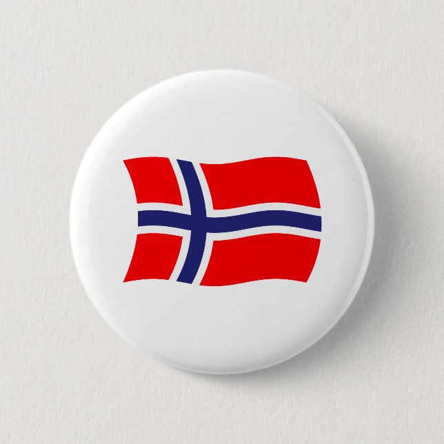 Norway Flag Button (Front)