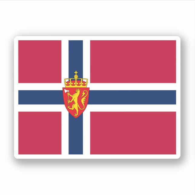 Norway Flag/ Coat of Arms (Front)