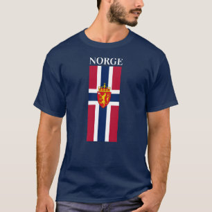 Norway Flag/ Coat of Arms T-Shirt