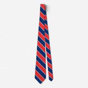 Norway Flag Colours Elegant Tie