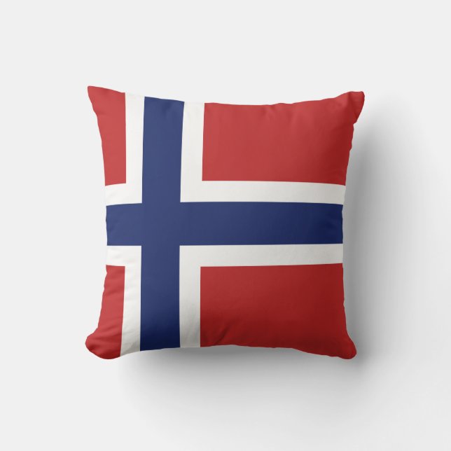 Norway Flag Cushion (Front)
