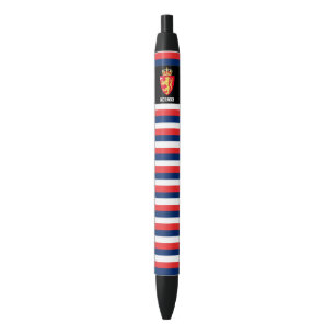Norway Flag Cute Patriotic Black Ink Pen