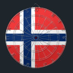 Norway Flag Dartboard<br><div class="desc">Norway Flag</div>