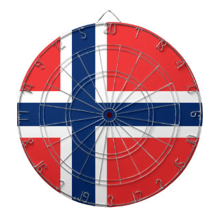 Norway Flag Dartboard