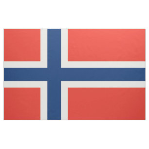 Norway Flag Fabric