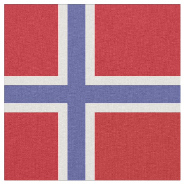 Norway flag fabric (Close Up)