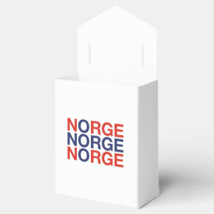 NORWAY Flag Favour Box