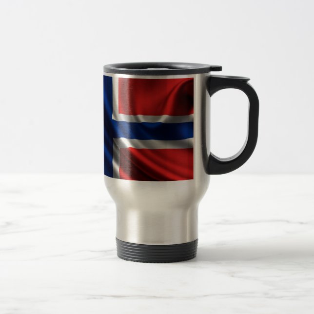 Norway Flag Full HD Travel Mug (Right)