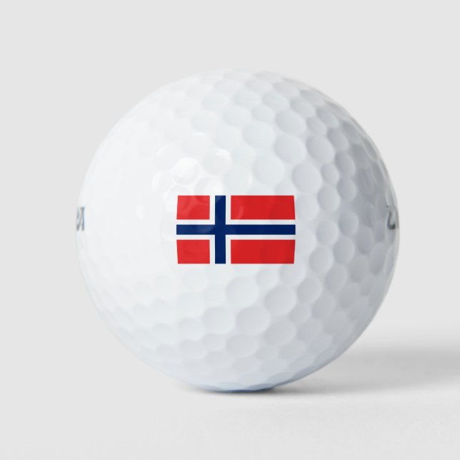 Norway Flag Golf Balls (Front)