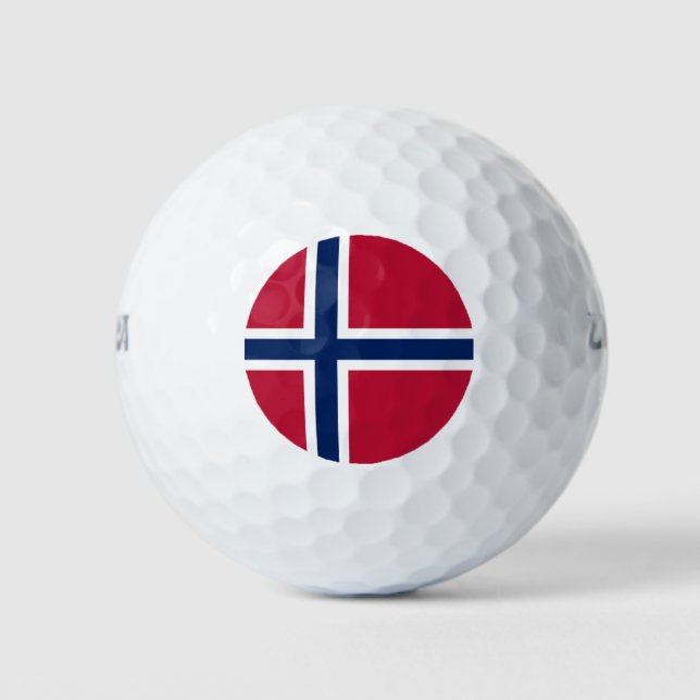 Norway Flag Golf Balls (Front)