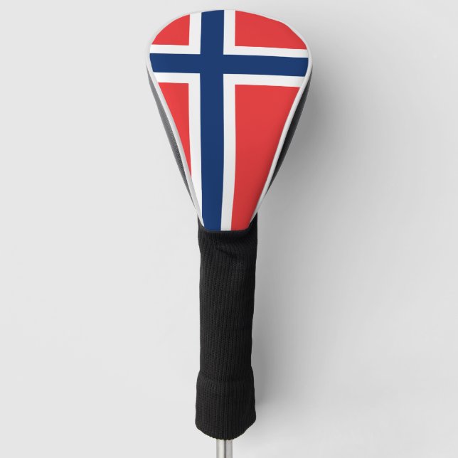 Norway Flag Golf Head Cover (Front)
