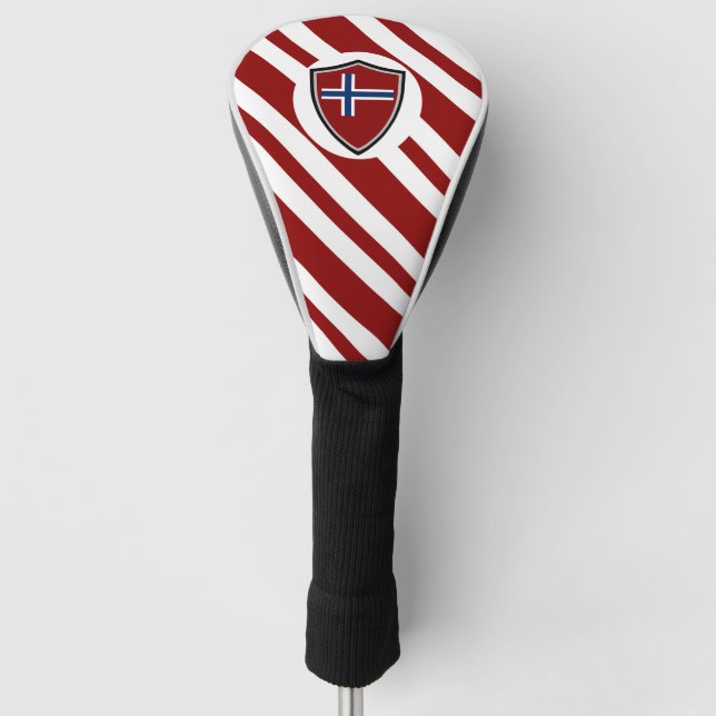Norway flag golf head cover (Front)