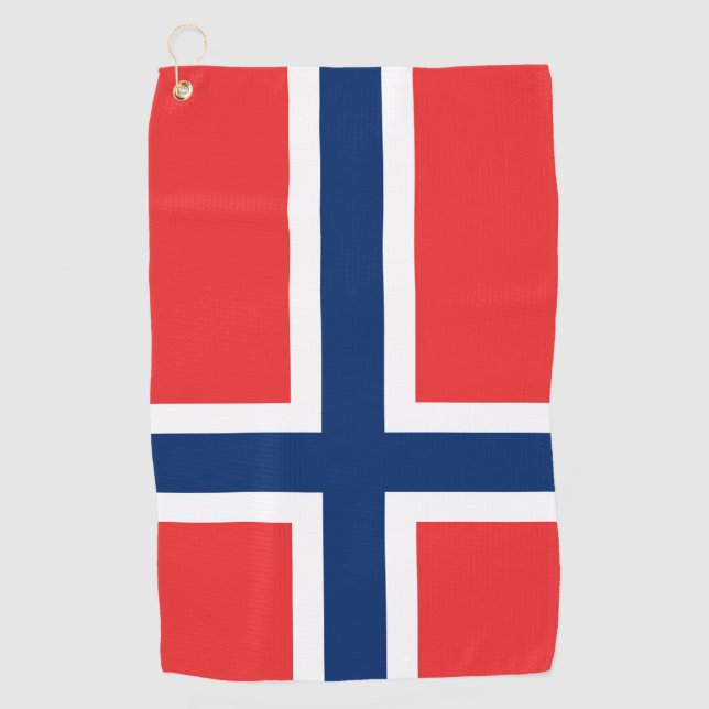 Norway Flag Golf Towel (Front)
