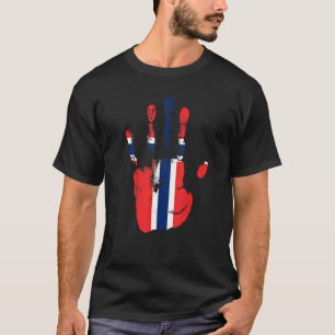 Norway Flag Hand Men Women Kids T-Shirt