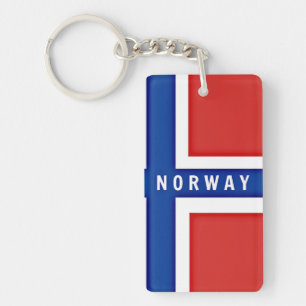 Norway Flag Key Ring