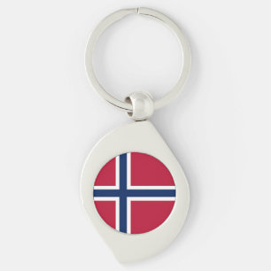 Norway Flag Key Ring