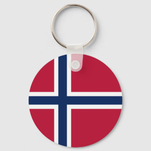 Norway Flag Key Ring