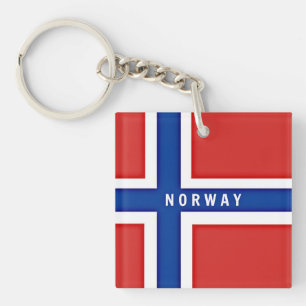 Norway Flag  Key Ring