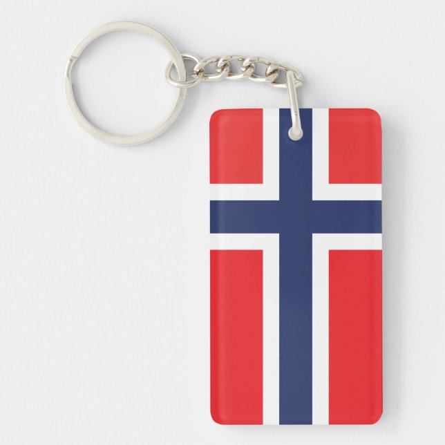 NORWAY FLAG KEY RING (Front)