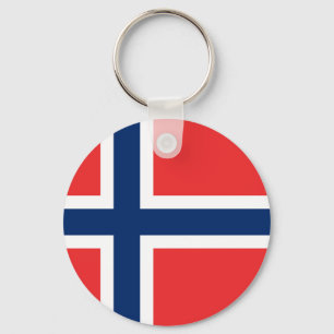 Norway Flag Key Ring
