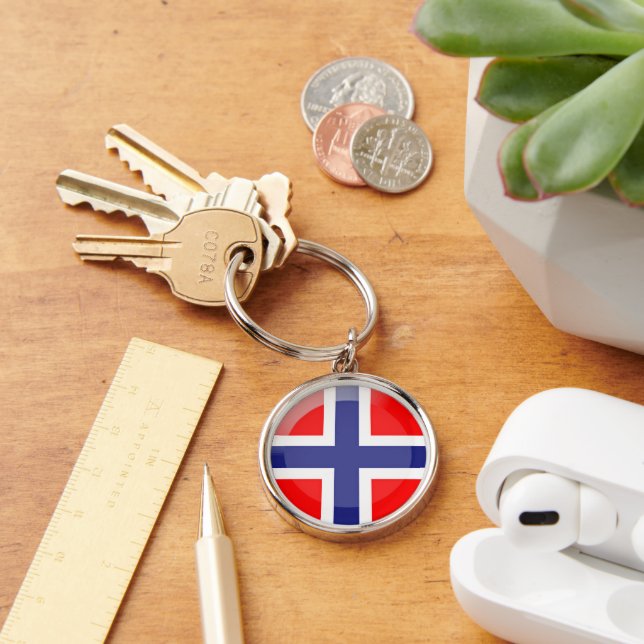 Norway flag key ring (Desk)