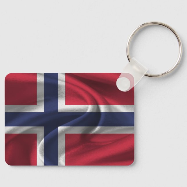 Norway Flag Keychain (Front)