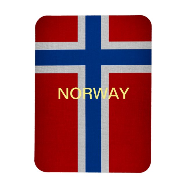 Norway flag magnet (Vertical)