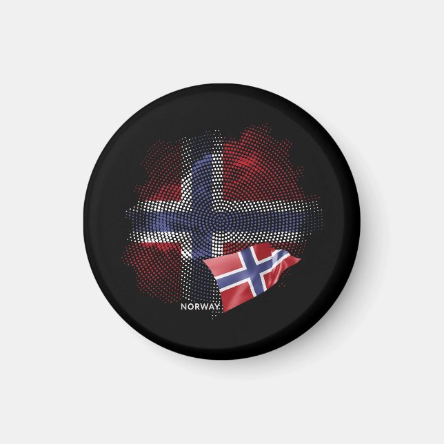 Norway flag magnet (Front)