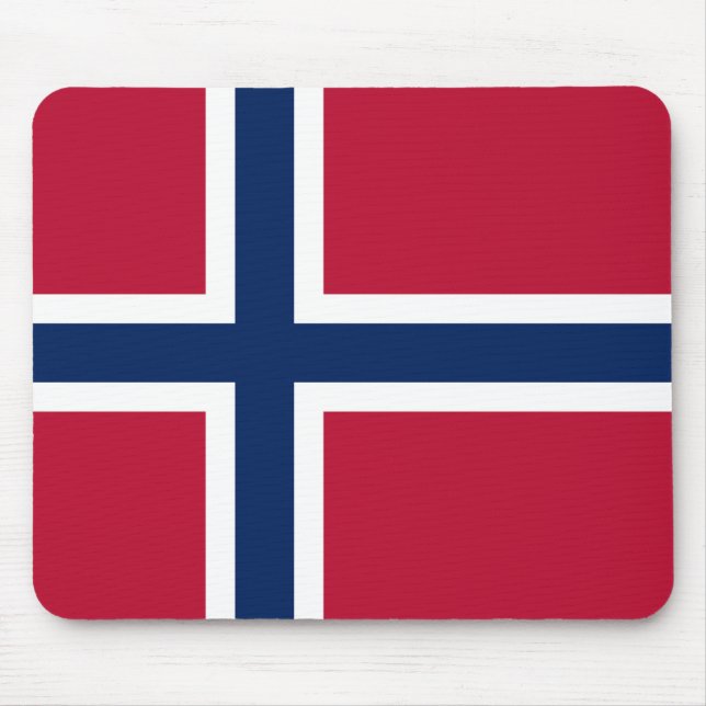 Norway Flag Mouse Mat (Front)