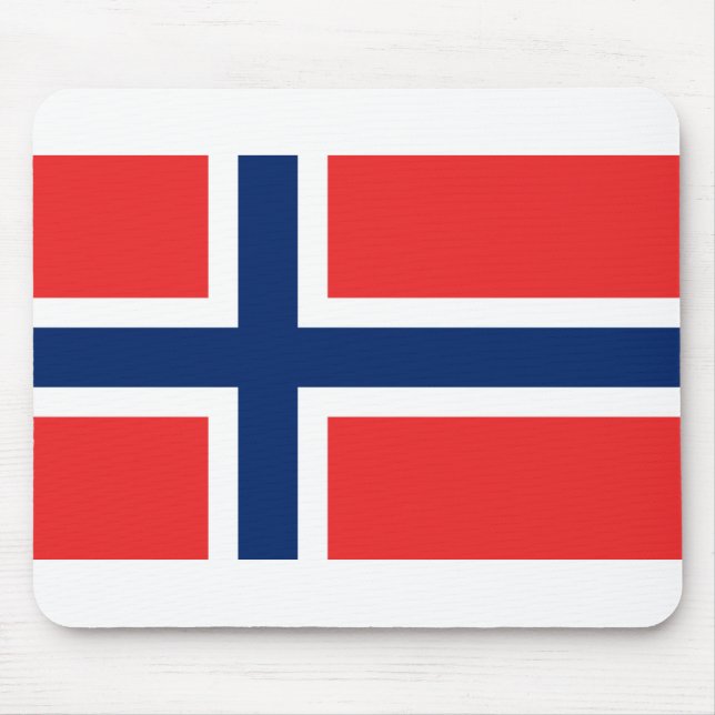 Norway Flag Mouse Mat (Front)