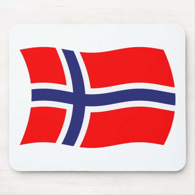 Norway Flag Mousepad (Front)