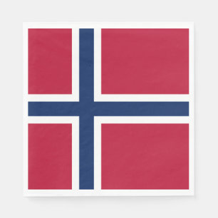 Norway Flag Napkin