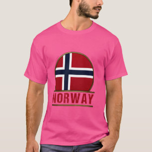 Norway Flag Norwegian Heritage and Heraldry T-Shirt