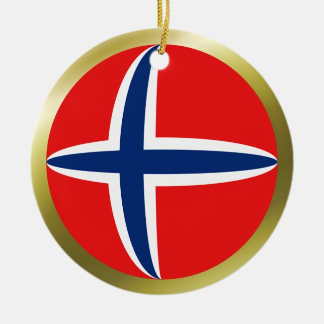 Norway Flag Ornament (Front)