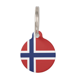 Norway Flag Pet Tag