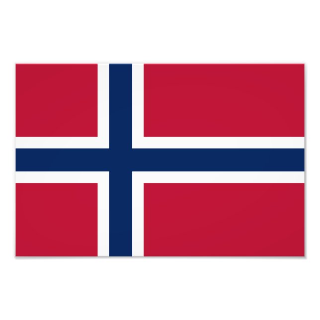 Norway Flag Photo Print (Front)