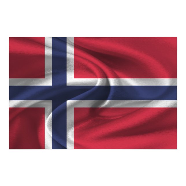 Norway Flag Photo Print (Front)