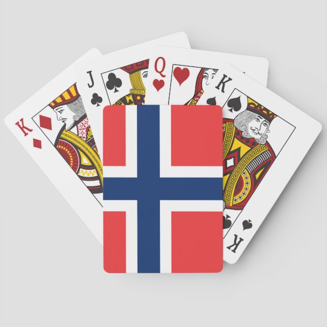 Norway Flag Playing Cards (Back)