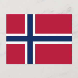Norway Flag Postcard