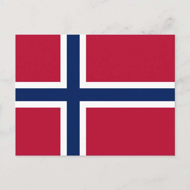 Norway Flag Postcard (Front)